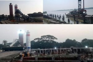 বরিশালে এগিয়ে চলছে ৪৮ হাজার টন ধারণ ক্ষমতার স্টিল রাইস সাইলো প্রকল্পের কাজ 